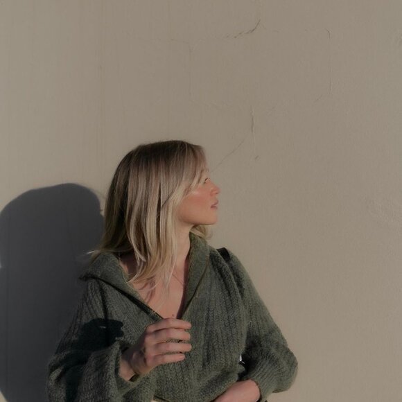 Rowie the Label 'Leo' Knit Jumper, Forest, XS/S - Picture 2 of 6